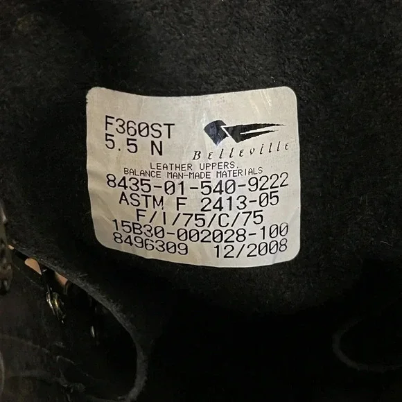 Belleville military boots vibram soles - Picture 9 of 10